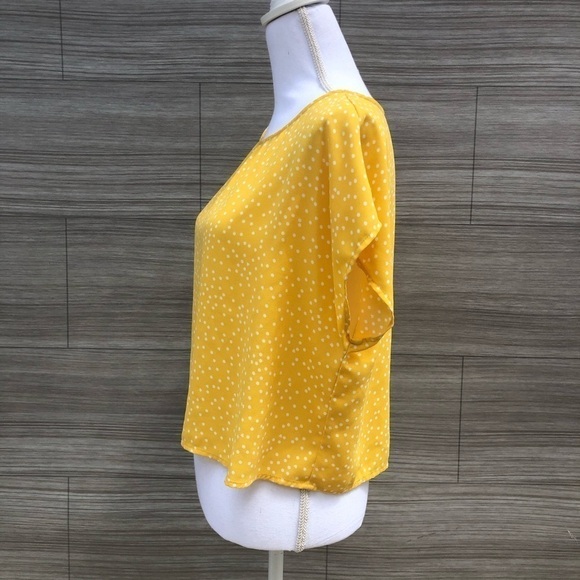 BP yellow blouse Size M New without tags - Picture 3 of 8